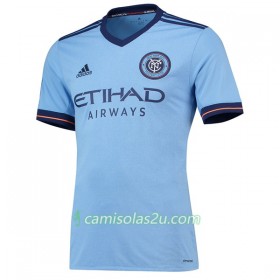 Camisolas de Futebol New York City Equipamento Principal 2018/19 Manga Curta